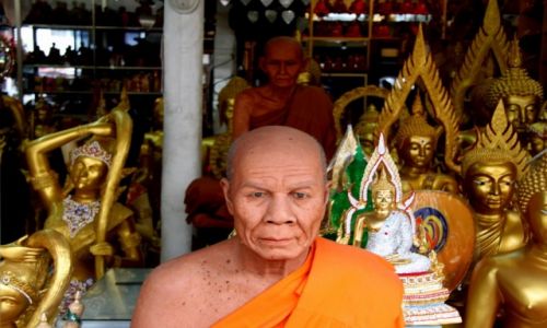 Zdjecie TAJLANDIA / Bangkok / Sklep z figurami woskowymi / Figura woskowa