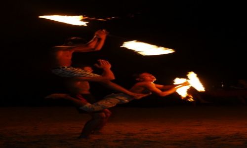Zdjęcie TAJLANDIA / Podlasie / Koh Lanta / Zabawy z ogniem
