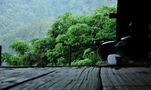 Zdjęcie TAJLANDIA /  prowincja Chiang Mai / Wioska Lisu / Kuchnia w dżunglii