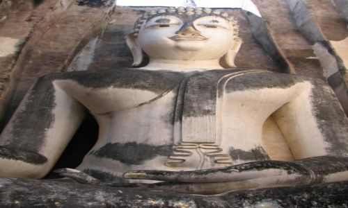Zdjecie TAJLANDIA / rodkowa Tajlnadia / Park Narodowy Sukhothai / Budda