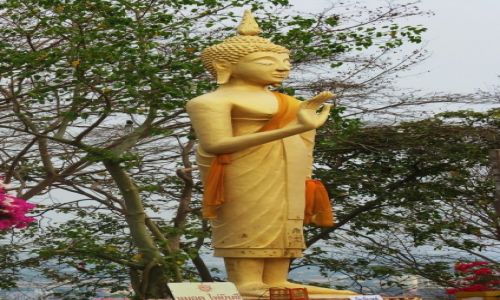 Zdjęcie TAJLANDIA / Pattaya / Wat Phra Yai / Na wzgórzu Wielkiego Buddy