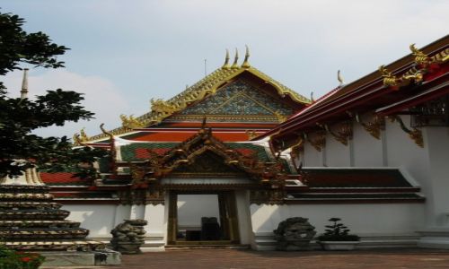 Zdjecie TAJLANDIA / Bangkok / Na terenie paacu / Zabudowa paacowa