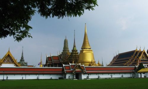 Zdjecie TAJLANDIA / Bangkok / Na terenie paacu / Zabudowa paacowa