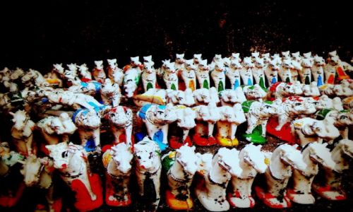 Zdjęcie TAJLANDIA / si satchanalai  / temple / lots of animals