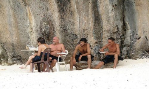 Zdjecie TAJLANDIA / Ko Phi Phi / Maya Bay / Kolacja na piasku