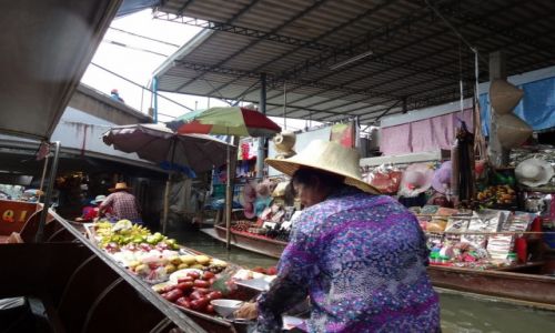 TAJLANDIA / Bangkok / Dumnoen Saduak / floating market