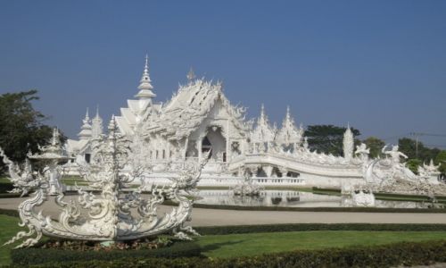 Zdjecie TAJLANDIA / Chiang Rai / Chiang Rai / White temple