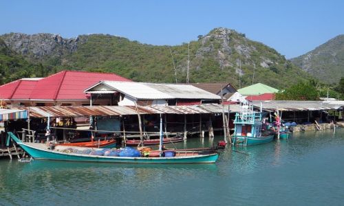 Zdjcie TAJLANDIA / Zatoka Tajlandzka / okolice Hua Hin / wioska rybacka