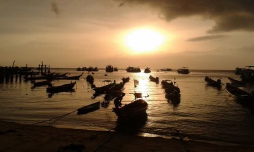Zdjcie TAJLANDIA / Koh Tao / Koh Tao / Zachd Soca na Koh Tao