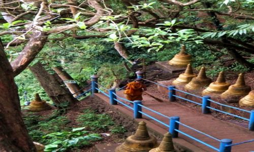 Zdjcie TAJLANDIA / Krabi / Buddhist Monk at Wat Tham Suea / Tiger Cave Temple