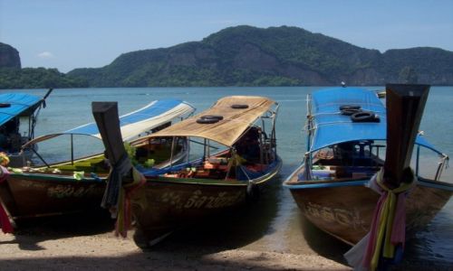 Zdjęcie TAJLANDIA / Tajlandia / Wyspa JB / Wyjątkowe łódeczki