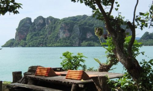 Zdjcie TAJLANDIA / Railay / Krabi / Relaks po tajlandzku