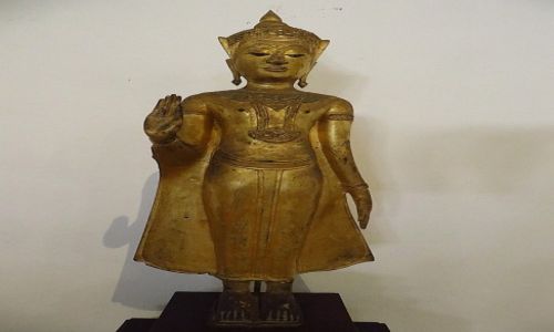 Zdjcie TAJLANDIA / Bangkok / Muzeum Narodowe / Budda okres Ayutthaya