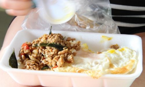 Zdjcie TAJLANDIA / Bangkok - Aranyaprahet / Pocig Bangkok - Aranyaprahet / Jedzonko pocigowe
