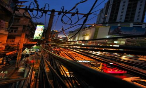 Zdjecie TAJLANDIA / bangkok / bangkok / miasto noc