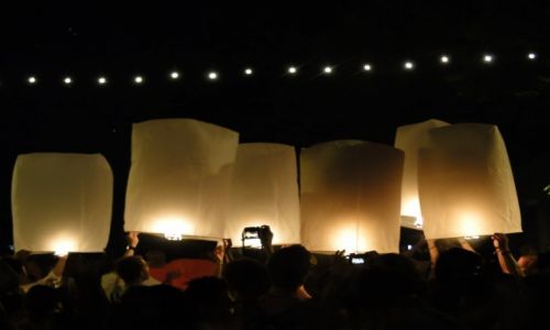Zdjecie TAJLANDIA / Cziang Mai / Cziang Mai - wito Loy Krathong / SZCZʦLIWEGO NOWEGO ROKU!