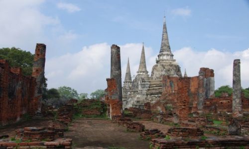 Zdjęcie TAJLANDIA / Ayutthaya / Ayutthaya / Ruiny byłej stolicy