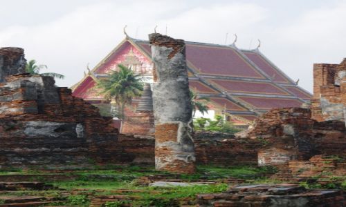 Zdjęcie TAJLANDIA / Ayutthaya / Ayutthaya / Ruiny byłej stolicy III