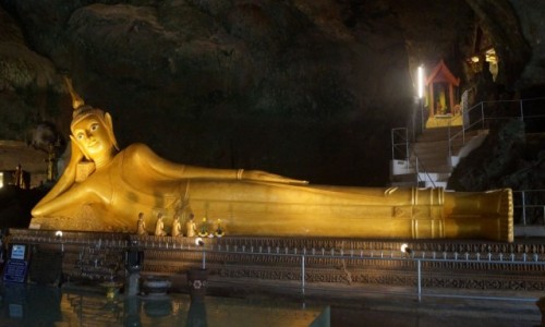Zdj�cie TAJLANDIA / Po�udniowa Tajlandia / Khao Luang / Le��cy Budda