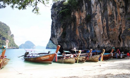 Zdjecie TAJLANDIA / Krabi / Island / Tradycyjne Tajskie odzie