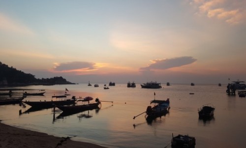 Zdjecie TAJLANDIA / - / Wyspa Kho Tao / Tajski zachd soca 1