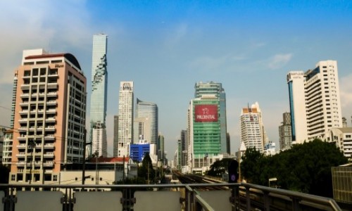Zdjęcie TAJLANDIA / Bangkok / BTS Skytrain / Tajlandia