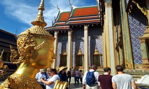 Zdjcie TAJLANDIA / Bangkok / Wat Phra Kaeo / Zwiedzajc Wat Phra Kaeo