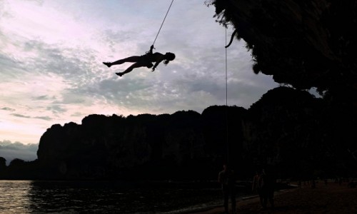 Zdjecie TAJLANDIA / Krabi / Ton Sai / Na linie
