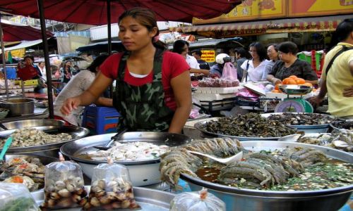 Zdjcie TAJLANDIA / Bangkok / chinatown / bazarek