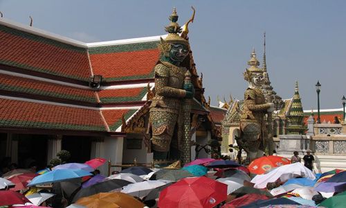 Zdjecie TAJLANDIA / Bangkok / Bangkok / w paacu krlewskim
