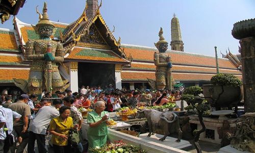 Zdjecie TAJLANDIA / Bangkok / Bangkok / w paacu krlewskim