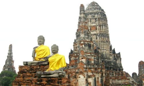 Zdjecie TAJLANDIA / brak / Ayutthaya / wspomnienie o dawnej świetności 2