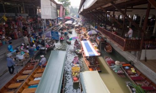 Zdjecie TAJLANDIA / brak / Floating Market  DAMNOEN SADUAK / Fota 3