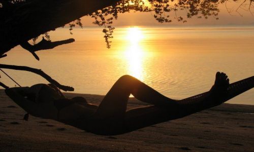 Zdjecie TAJLANDIA / Ko Phangan  / Ko Phangan  / hamakowanie ...