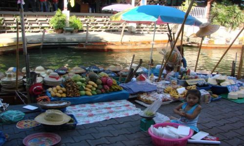 Zdjecie TAJLANDIA / Damnoen Saduak / pywajcy targ / Syjamska Dzungla i Switynie Angkoru