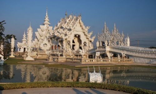 Zdjęcie TAJLANDIA / Tajlandia pn / okolice Chiang Rai / Pałac z lukru