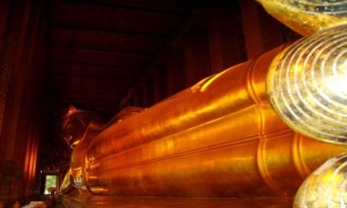 Zdjecie TAJLANDIA / Bangkok / Bangkok / najwiekszy lecy Budda na wiecie
