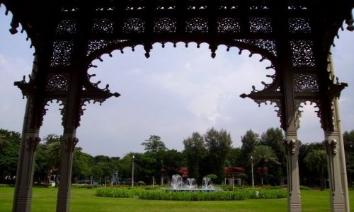 Zdjecie TAJLANDIA / Bangkok / Bangkok / park przy Paacu Vinameck