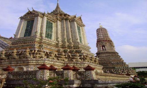 Zdjecie TAJLANDIA / Bangkok / zespl Paacowo-witynny / witynia WAT ARUN