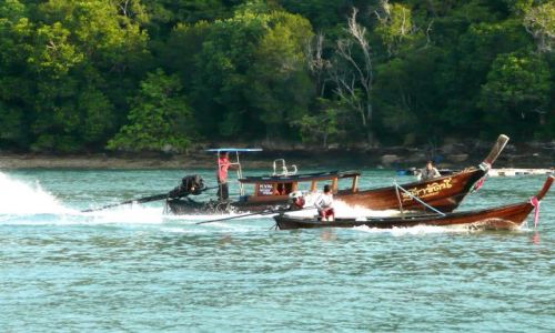 Zdjęcie TAJLANDIA / Morze Andamańskie / Ko Yao Noi / długie ogony w drodze