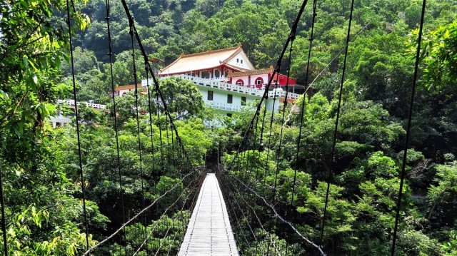 Zdj cia: Park Narodowy Taroko, wschodnia cz, witynia, TAJWAN