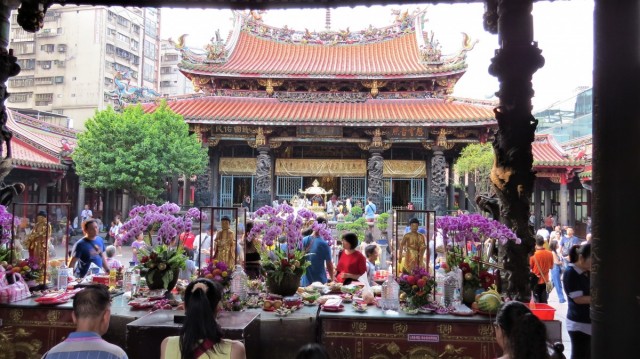 Zdj cia: Taipei, witynia Longshan, TAJWAN