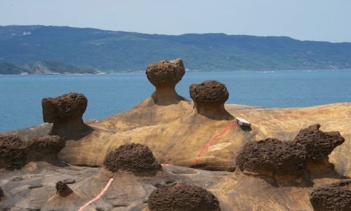 Zdjcie TAJWAN / Wanli / Yehliu / Formacje skalne (Yehliu)