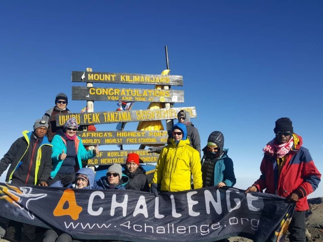 Zdj cia:  , Kilimandaro, Szczyt Uhuru Peak, TANZANIA