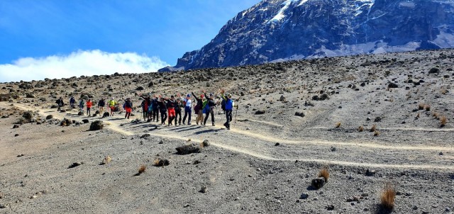 Zdj cia:  , Kilimandaro, W drodze do Barafu Camp, TANZANIA