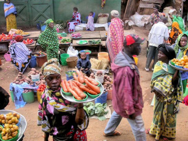 Zdjęcia: lushoto, góry usambara, market, TANZANIA Zdjęcia: lushoto, góry usambara, market, TANZANIA