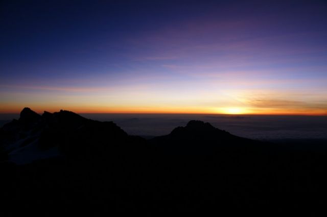 Zdjęcia: Stella Point, Kilimandżaro, Wschód słońca z Kilimandżaro, TANZANIA Zdjęcia: Stella Point, Kilimandżaro, Wschód słońca z Kilimandżaro, TANZANIA