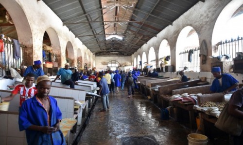 Zdjecie TANZANIA / Zanzibar / Stone Town, wybrzee zachodnie / Targ rybny w Stone Town