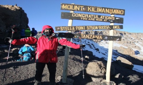 Zdjęcie TANZANIA / Kilimandżaro / Stella Point / Prawie na Kilimandżaro