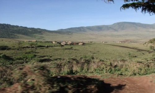 Zdj�cie TANZANIA / Afryka �rodkowa / Park Ngorongoro / Wioska Masaj�w